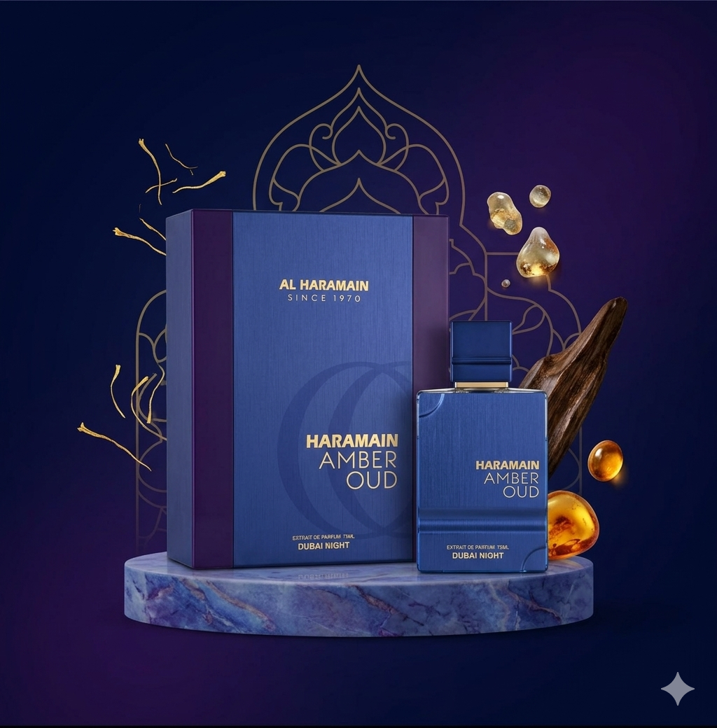 Al Haramain Amber Oud Dubai Night